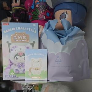 Sanrio Fox Island Plush Toy - Purple and White